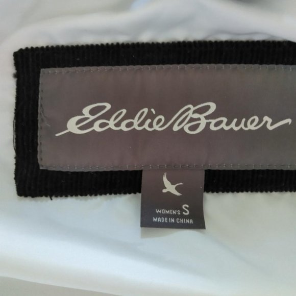 Ladies Eddie Bauer White Black Buffalo Check Small - Picture 6 of 7